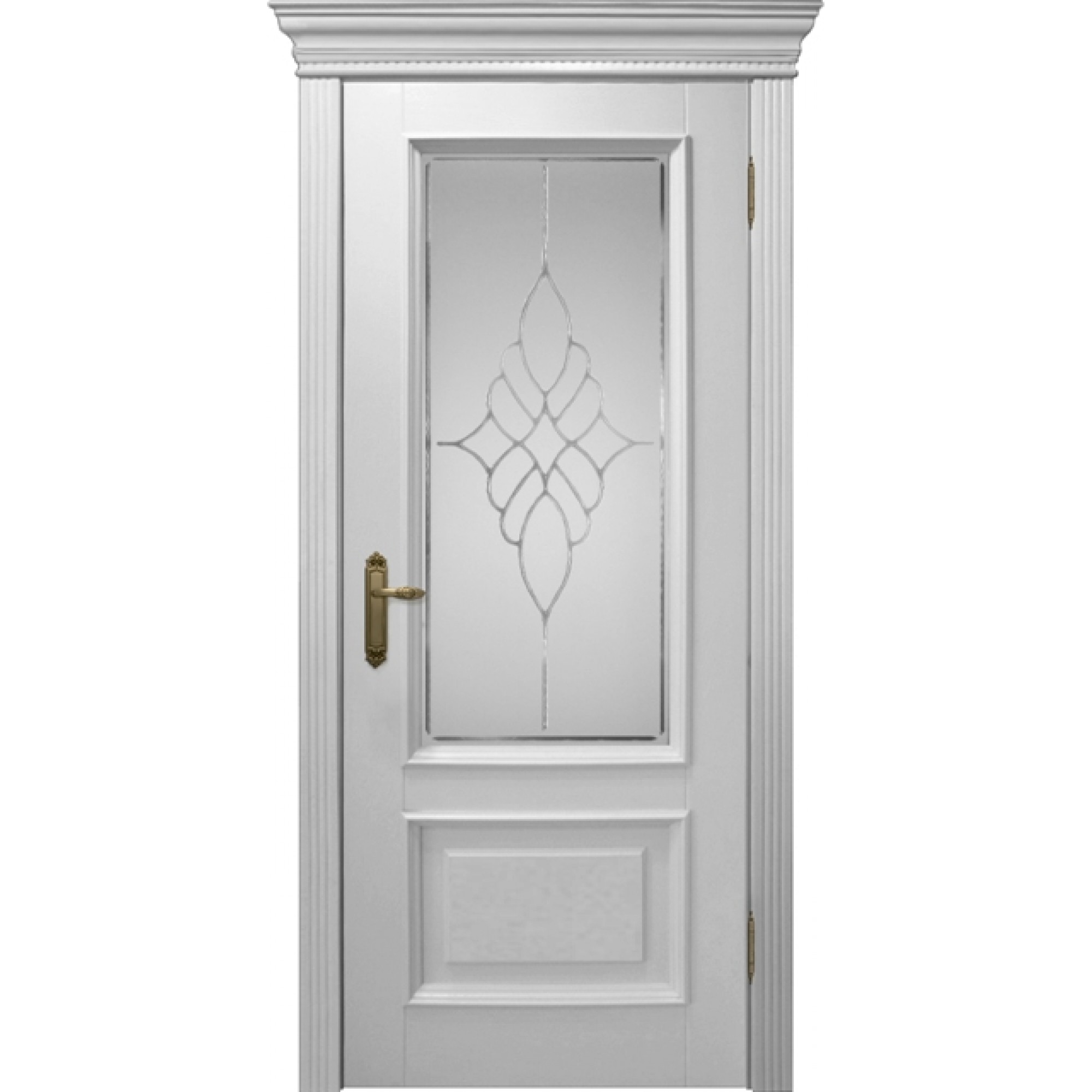 Дверь Арт 2 ПО Белый сатин