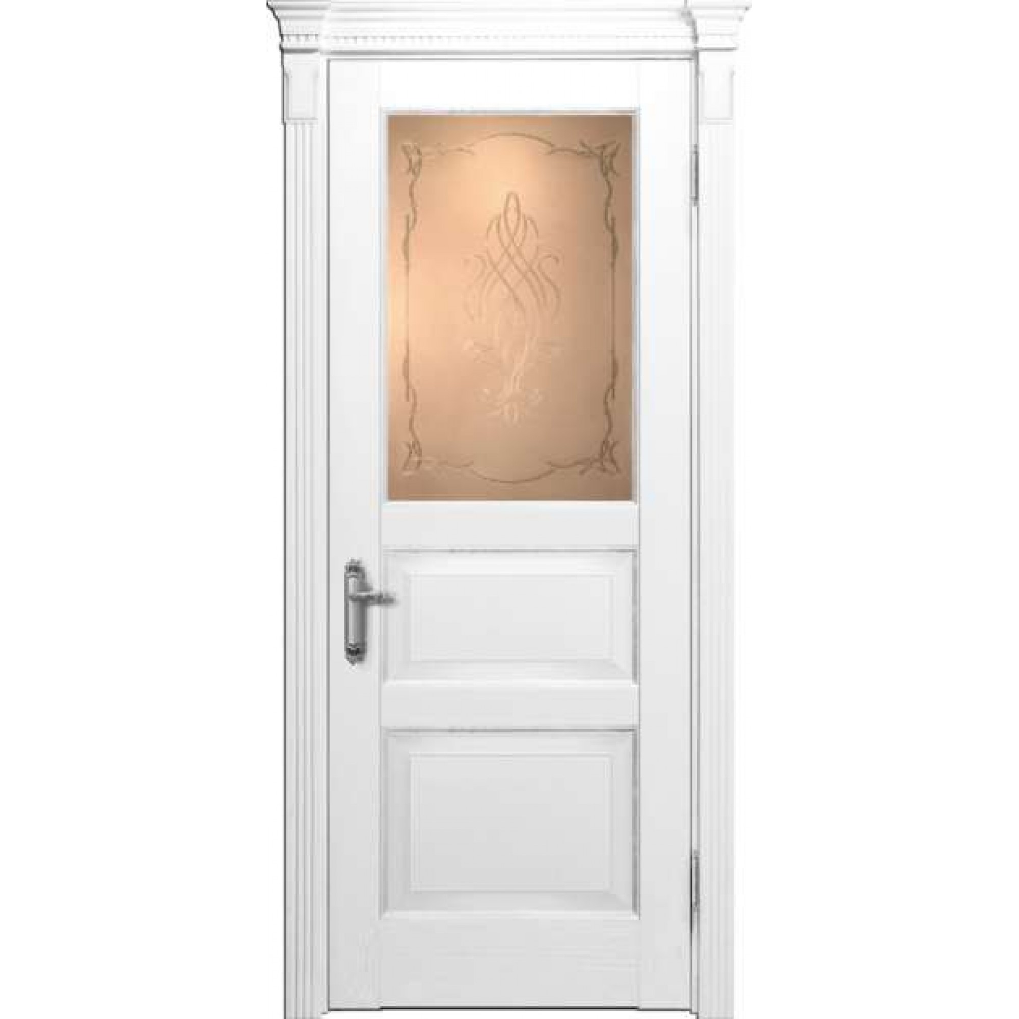 Дверь Эпир 3Б ПО Белый бронза
